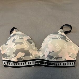 Pink wireless bra. Size 36D